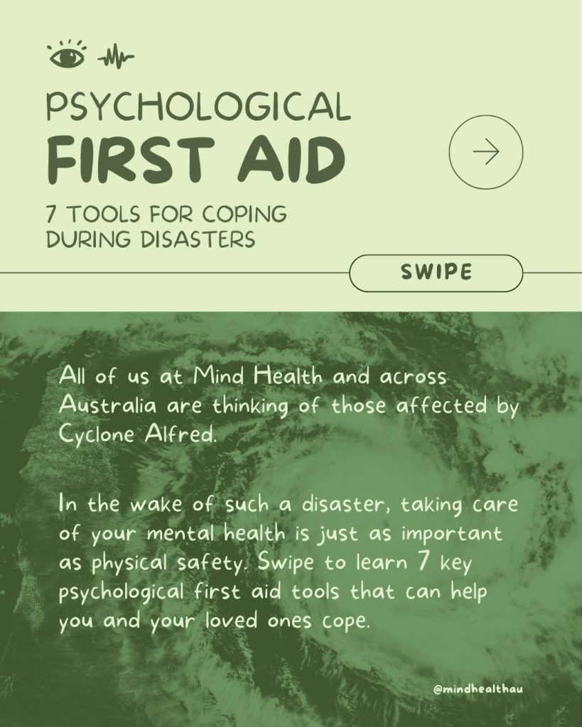 Psychological First Aid: 7 Key Coping Tools During Disasters